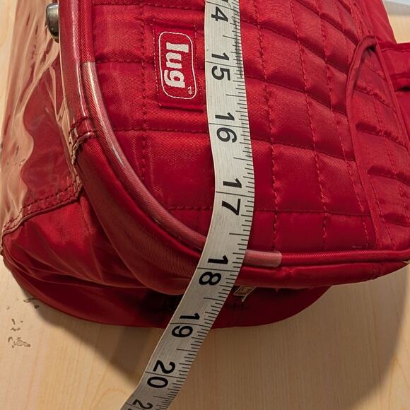 Lug Red Quilted Women's Gym Duffle Bag - Picture 9 of 11